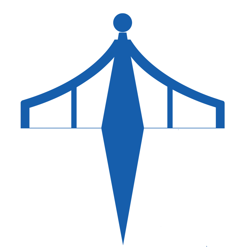 blue bridge icon